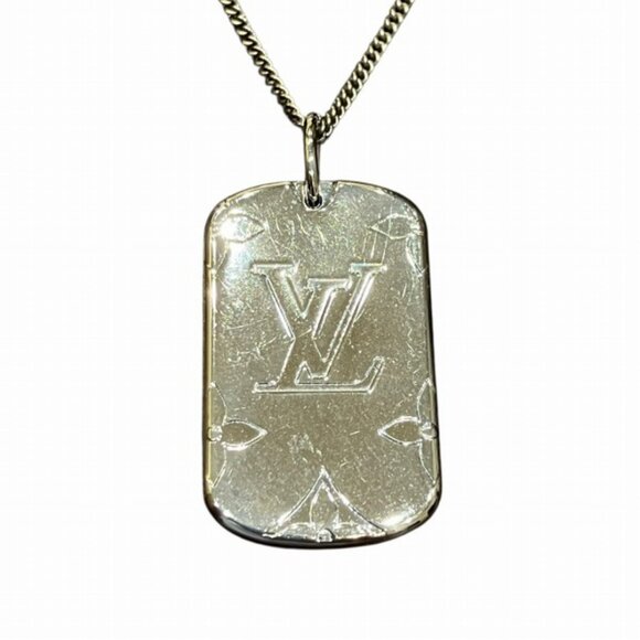 LOUIS VUITTON Brown Monogram Necklace